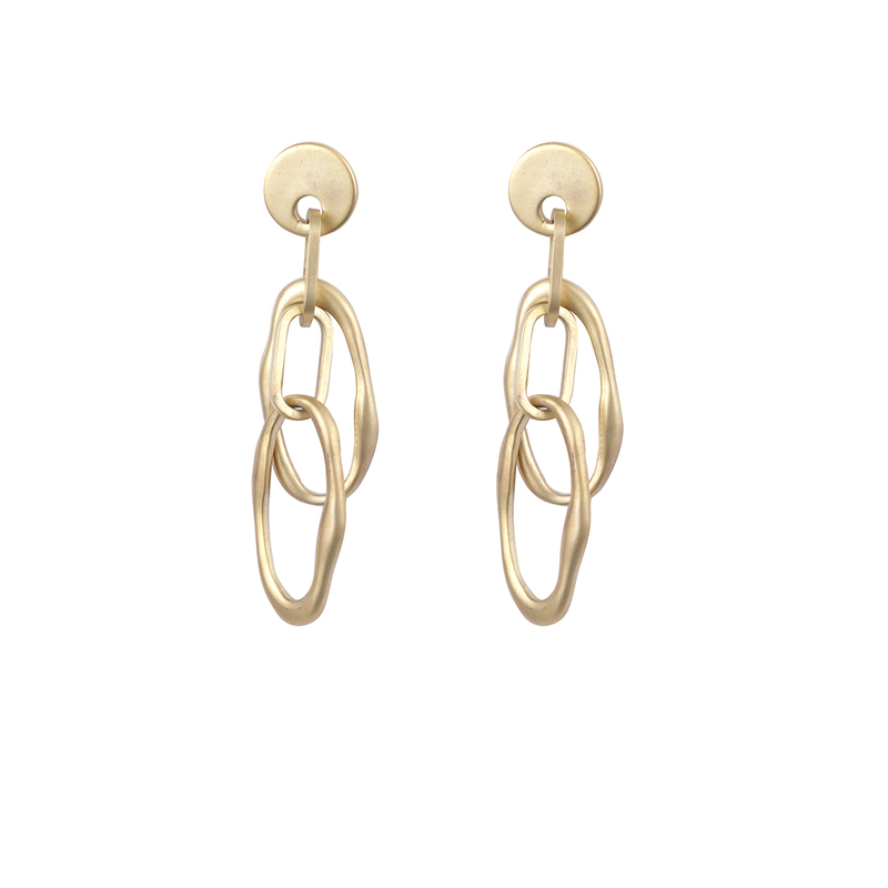 Gold Plated Fashion Earrings 