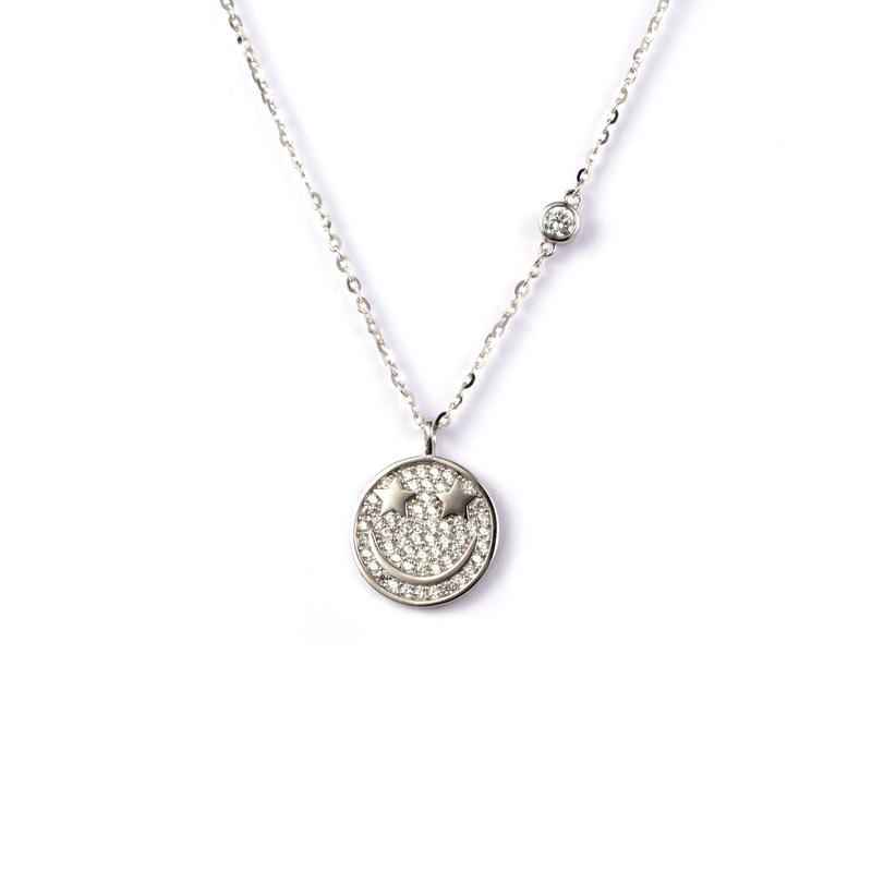 Fashion Style Cz Pendant Necklace