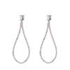 in-stock water drop cubic zirconia earring $3.0-$3.4