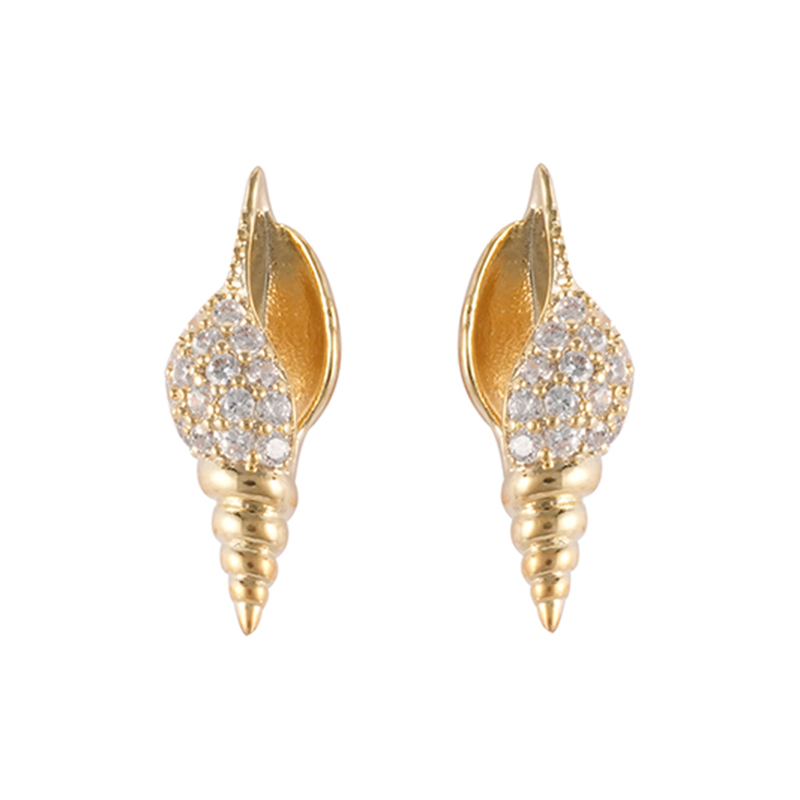 Conch Stud Earrings