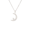Star And Moon Charm Necklace