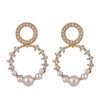 In-stock Cz And Pearl Earrings $1.6-$2.0