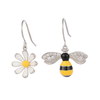In-stock Honeybee And Flower Multi-color Earrings$1.6~2.1