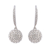 In-stock Hydrangea Cz Earrings $1.8-$2.3