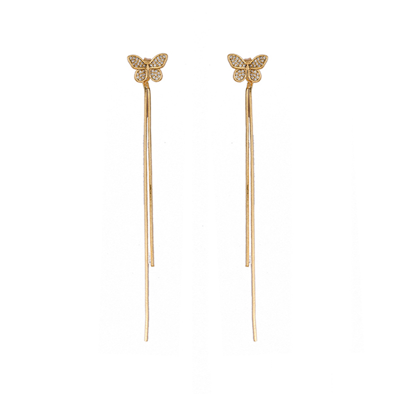 In-stock tassels Cz Earrings $1.5-$2.0