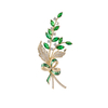 Gresh Green Marquise Zircon Brooch $3.7-4.2