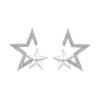 Pentagram Cubic Zirconia Earrings