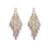 stone cluster drop Earrings wholesale $1.4