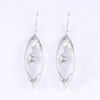 Fashion leaf drop cz Earrings   $1.8