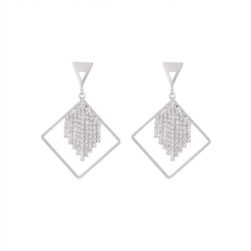 Fashion drop rhinstone Earrings   