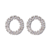In-stock Cubic Zirconia Circle Earrings