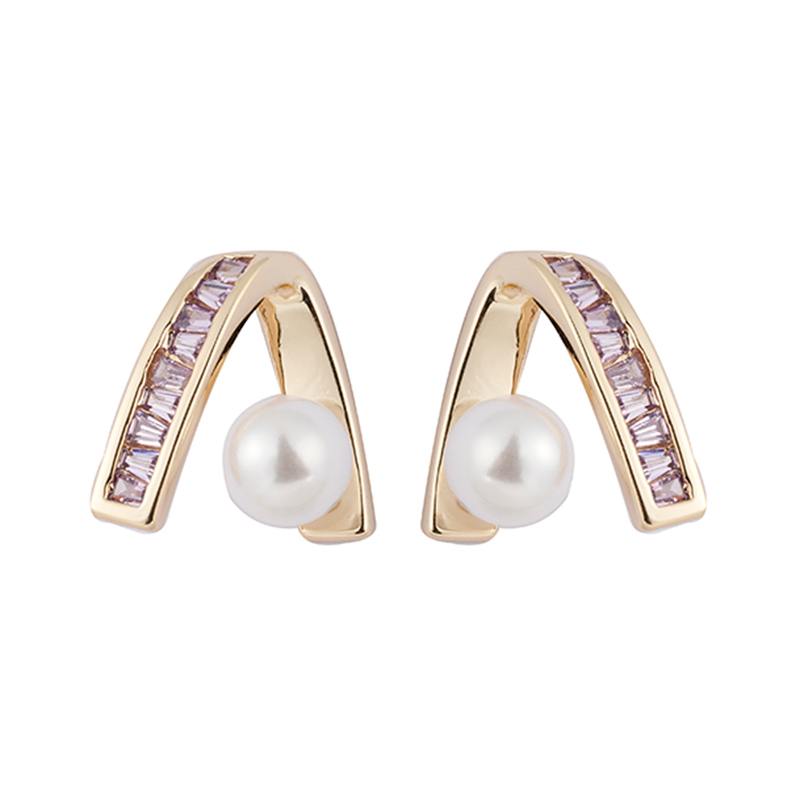 Purple Cubic Zirconia Studs $1.88-2.38