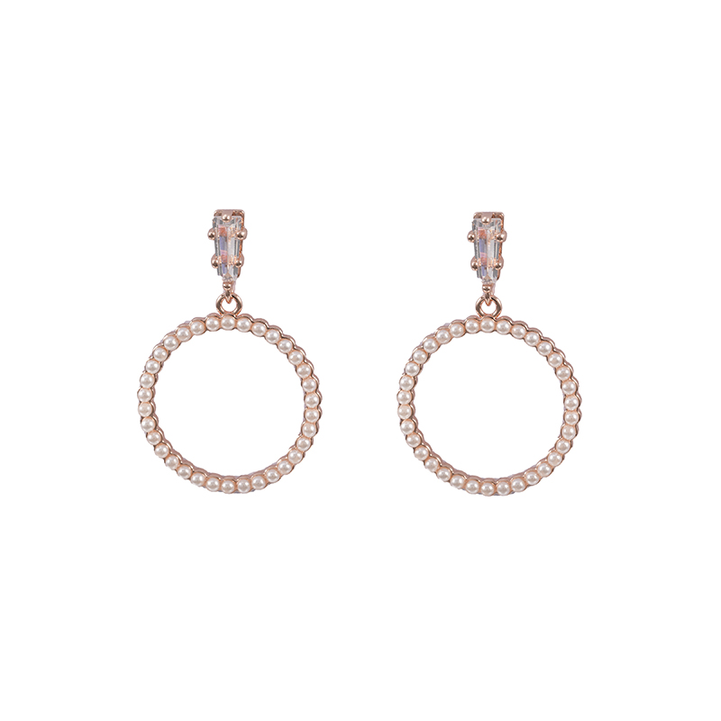 In-stock Pearl Cz Earrings