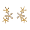 Blossom Gold Plated Earrings Available 