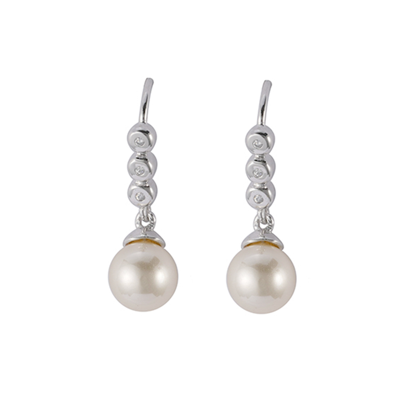  In-stock Pearl Cz Earrings