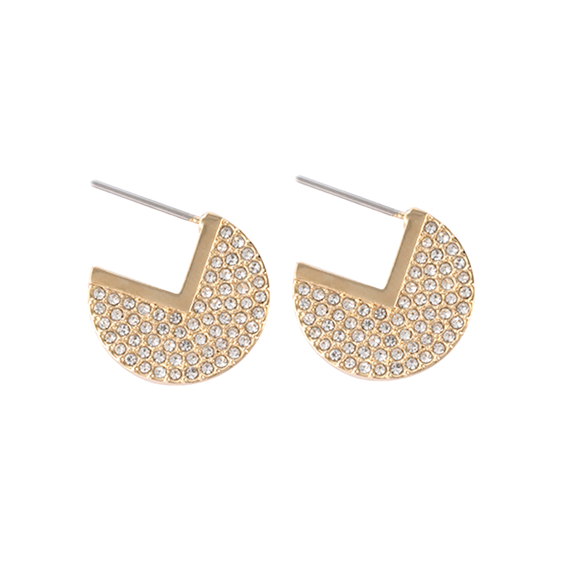 In-stock Gold Plated Cz Earrings