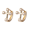 Cross Hoop Earrings Wholesale $0.5-1.0