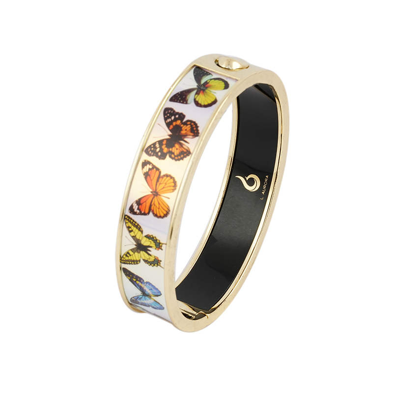 Butterfly printing Bangle 14mm PET002