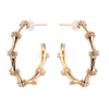 Bamboo Shape Hoop Earrings $1.0-1.7