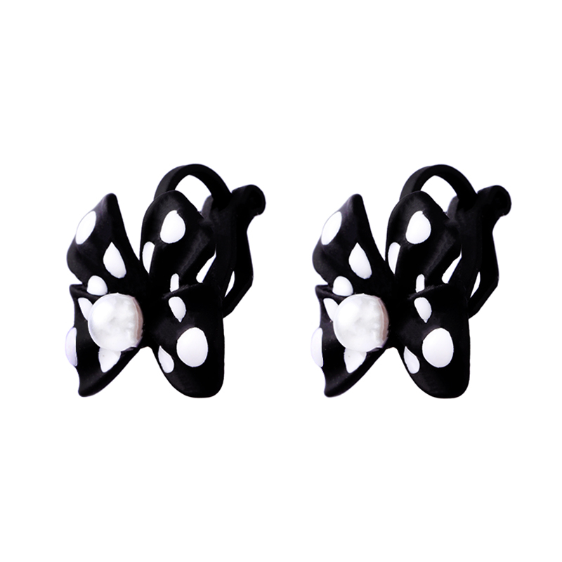 Bows Pearls Multi-color Earrings$0.9~1.4