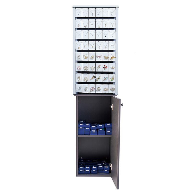 Earrings and Necklace in rotating cabinet wholesale RC010J