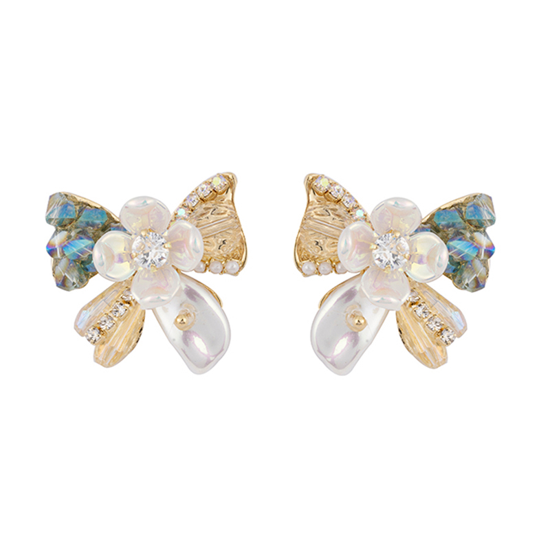 Bow Beads Multi-color Earrings $2.9~3.4