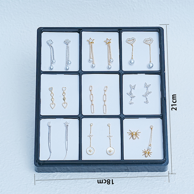 925 Silver Earring in packing box wholesale BE019-3X3