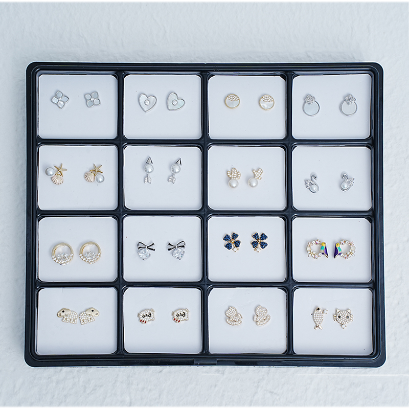Earring in packing box wholesale BE012-4X4