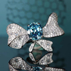 Bowknot Blue Gemstone Ring RTB106