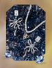 Streamer Bowknot Earrings and Pearl Necklace Set STB019