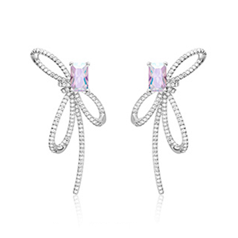 Aurora Bowknot Earrings ETB043