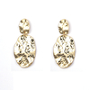 Glossy Surface Handmade Style Gold Plated Earrings