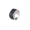 Black Cubic Zircon Fashion Ring