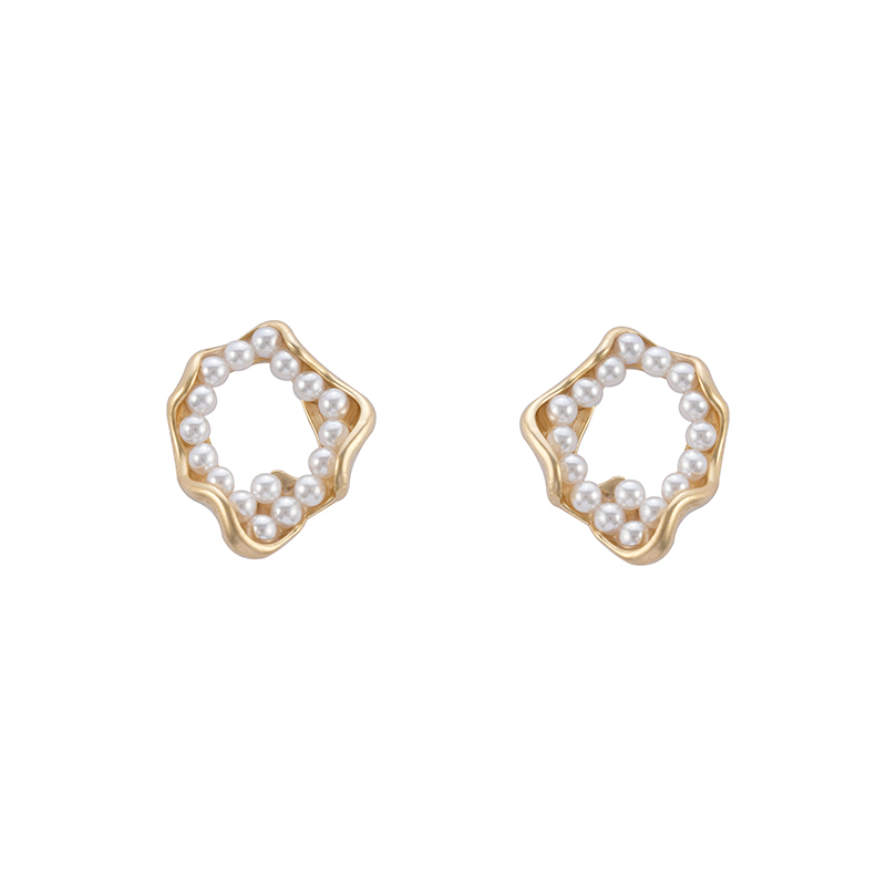 In-stock Baroque Style Pearl Earrings
