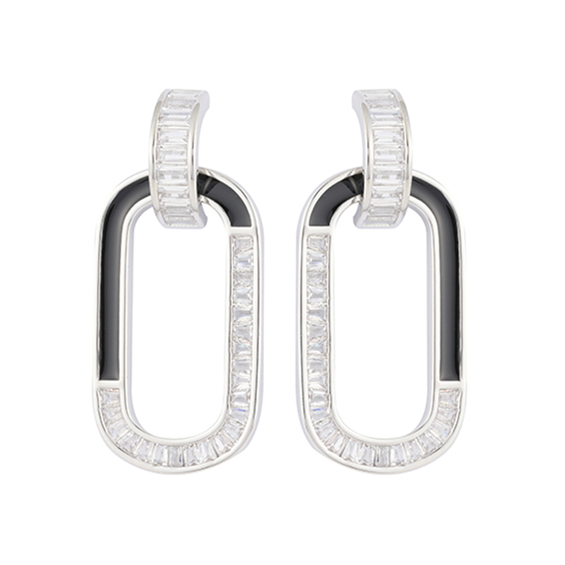 In-stock Fashion Cz Earrings $4.2-$4.6