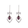  In-stock Colored Rhinestone Earrings