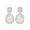In-stock Hexagonalmother Shell Earrings