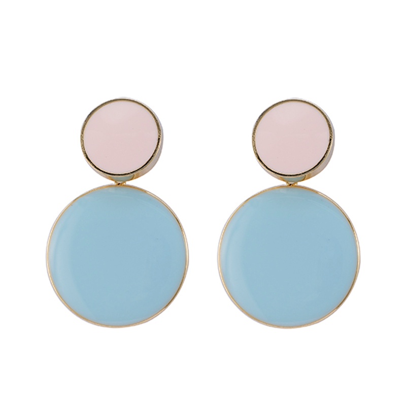 In-stock Enamel Multi-color Earrings$1.8~2.3