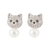 Kitten Pearl Studs $2.09-2.58