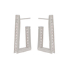 Square U Hoop Earrings wholesale $1.5-2.0