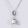 Lock And Key Charm Necklace