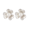 Little Flower Stud Earrings Faux Pearl Decor $1.2-1.6