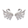 In-stock Swan Zirconia Earrings