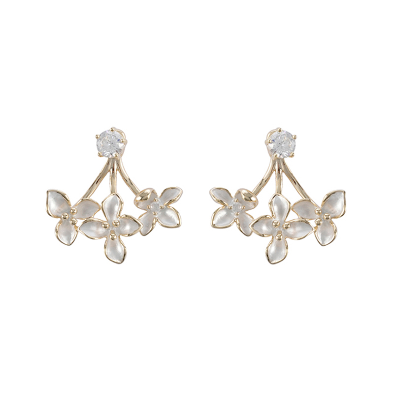 Fashion flower cluster drop Earrings   
