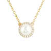 Pearl Mixes Zirconia Basic Style Necklace