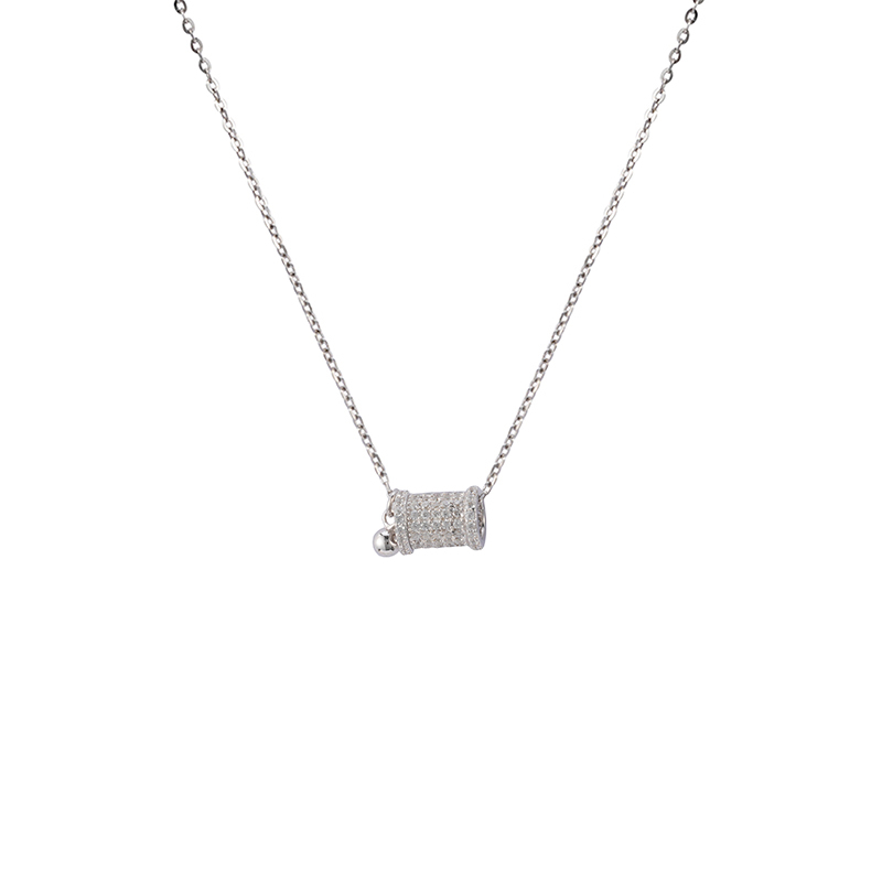 Easy-to-match Zirconia Necklace 