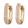 Oval Hoop Earrings Wholesale $1.2-1.7