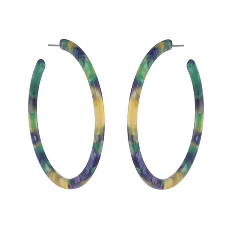 Acetate Multi-color earrings $0.7~1.2