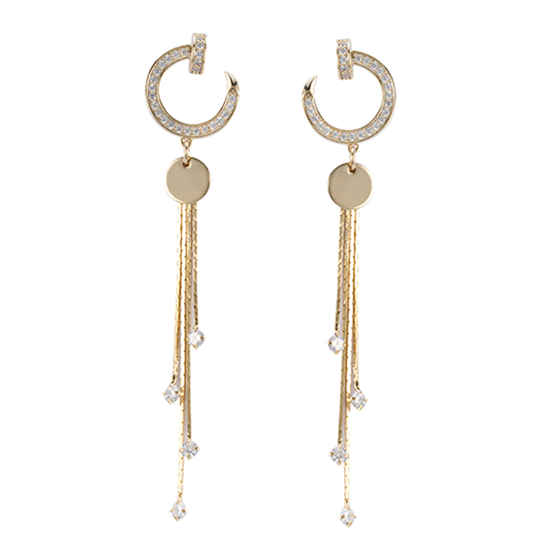  tassel earring with stones for sales $3.3-0-$3.9