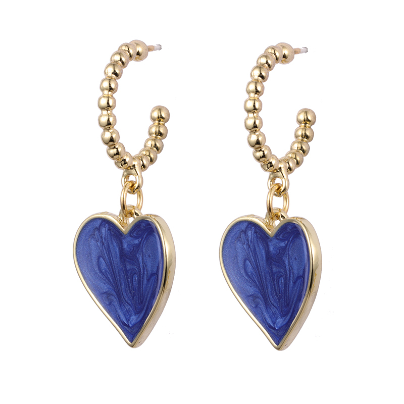 Retro Love Circle Multi-color Earrings$0.7~1.2